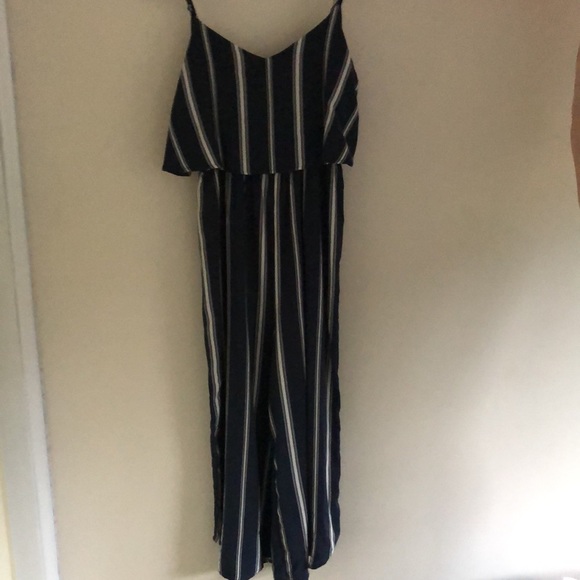 Blue and white striped Jumpsuit - Picture 2 of 2